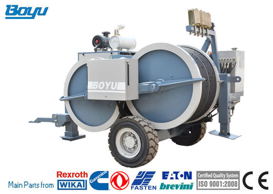 77kw Max Continuous Pull 2x35kN Hydraulic Tension Machine for Overhead Line Stringing