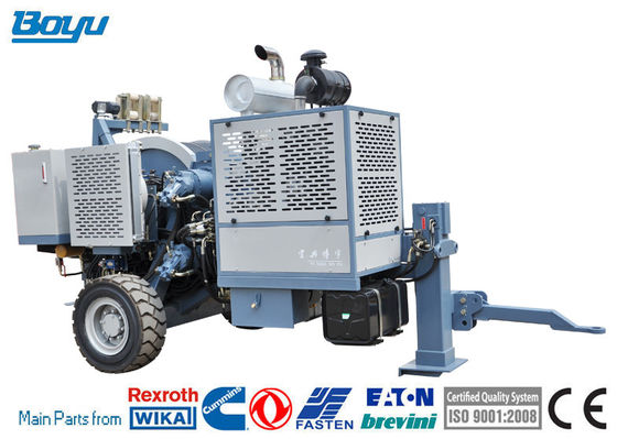 Overhead Line Stringing Equipment Cummins Max Continuous Pull 2x50kN Hydraulic Tensioner