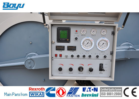 Overhead Line Stringing Equipment Cummins Max Continuous Pull 2x50kN Hydraulic Tensioner