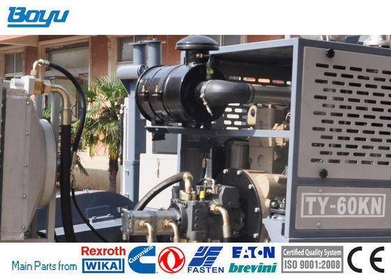 Cummins Engine Max Continuous Pull 50kN Conductor Stringing Equipment